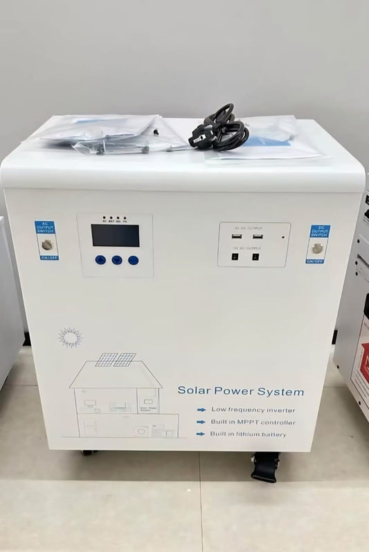 Generador Inversor Solar 3000W con Batería Litio 5kWh 100A y Controlador MPPT