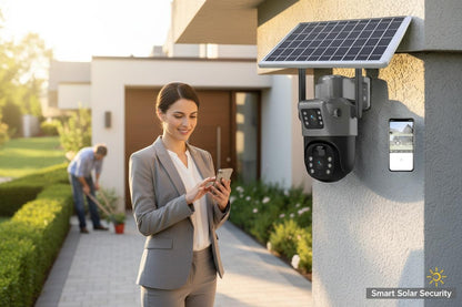 Cámara de Seguridad Solar Doble Lente 4G Sim