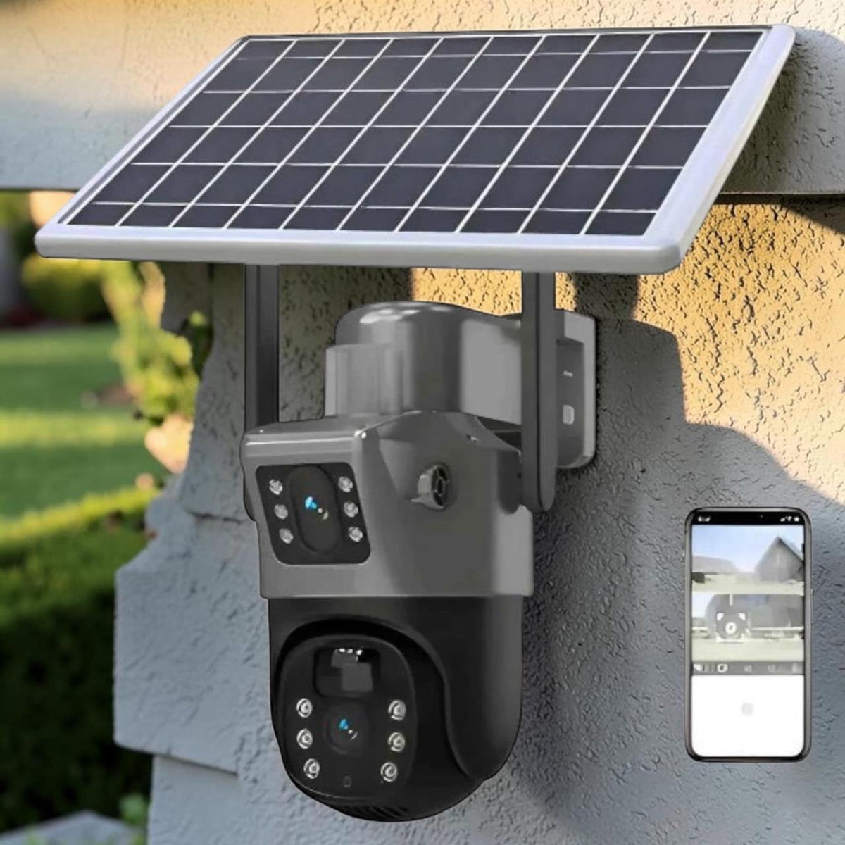 Cámara de Seguridad Solar Doble Lente 4G Sim