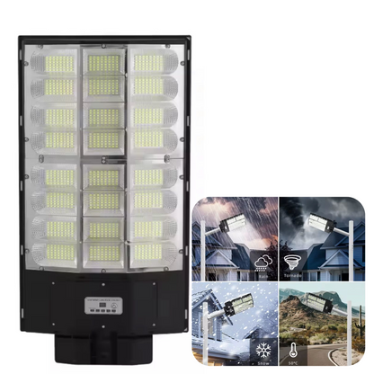 Foco Led Solar 1500w + Control Remoto + Base Metal IP65