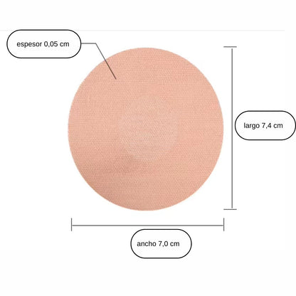 Pack Parches Protector Adhesivo Color Piel Sensor Free Style Piel