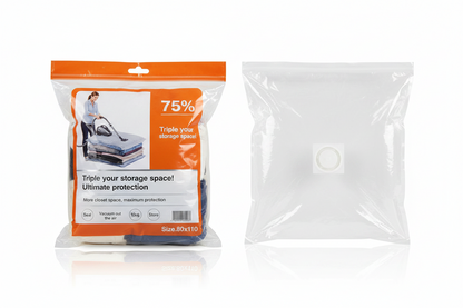 Pack 12 Bolsas al Vacío para Ropa 80x110 cm