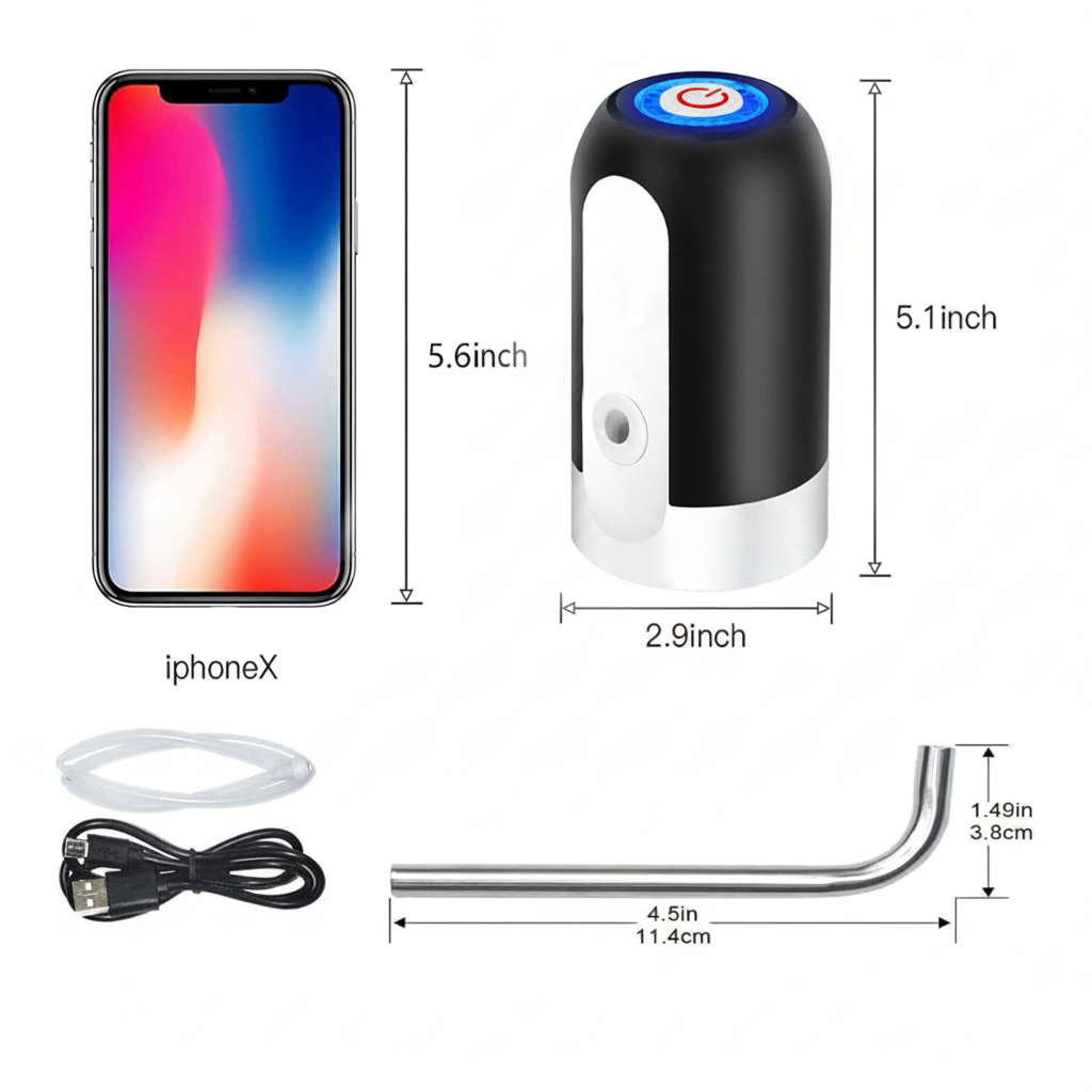 Dispensador Agua Eléctrico Bomba USB