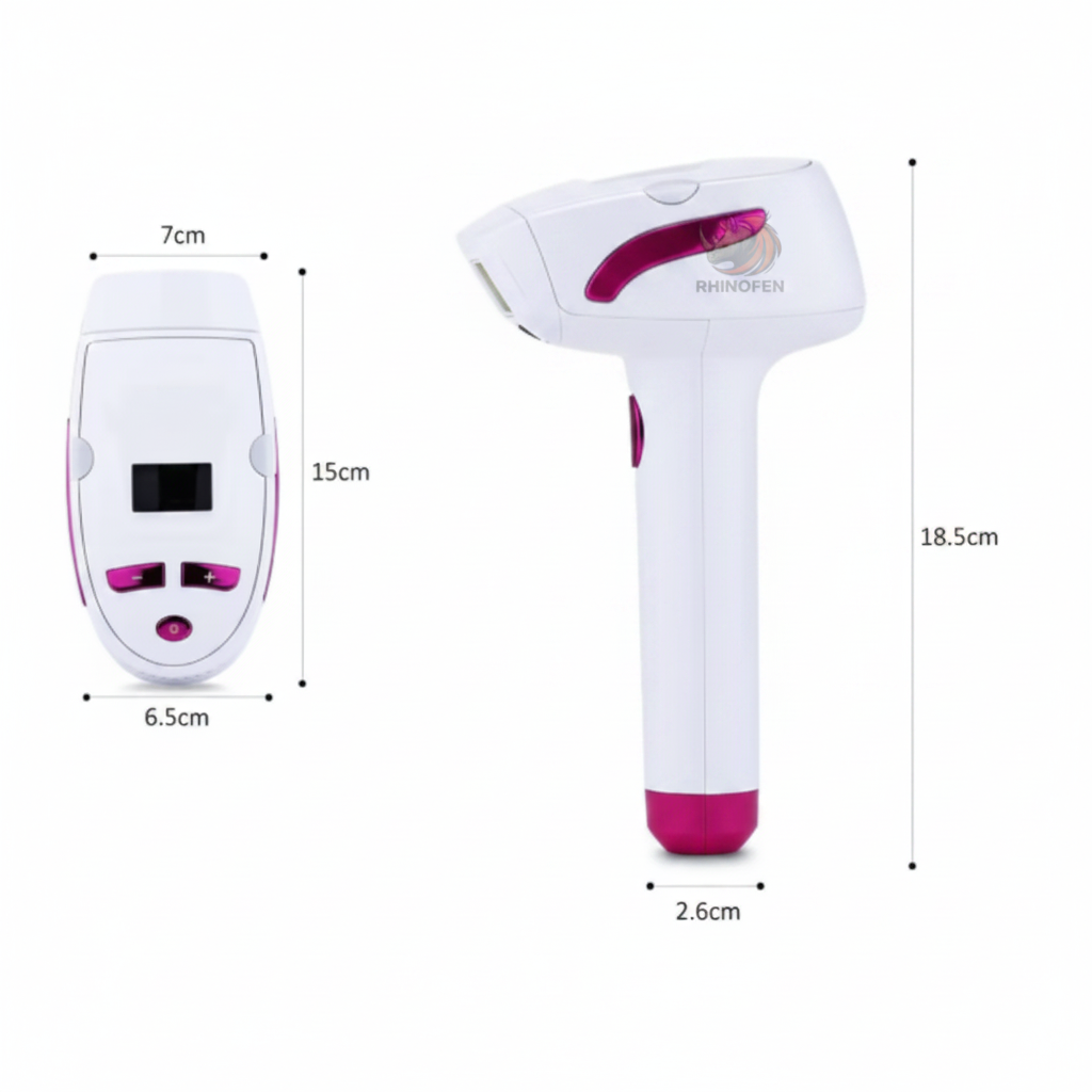 Depiladora Laser 300 Mil Disparos Corporal Rosa