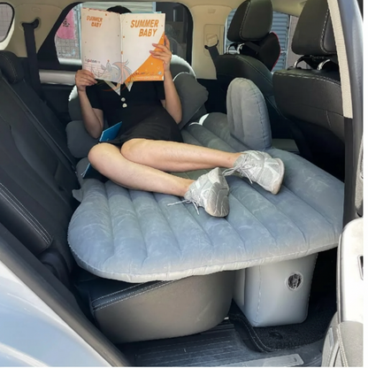 Colchon inflable para Auto con 2 Almohadas Descanso y Camping