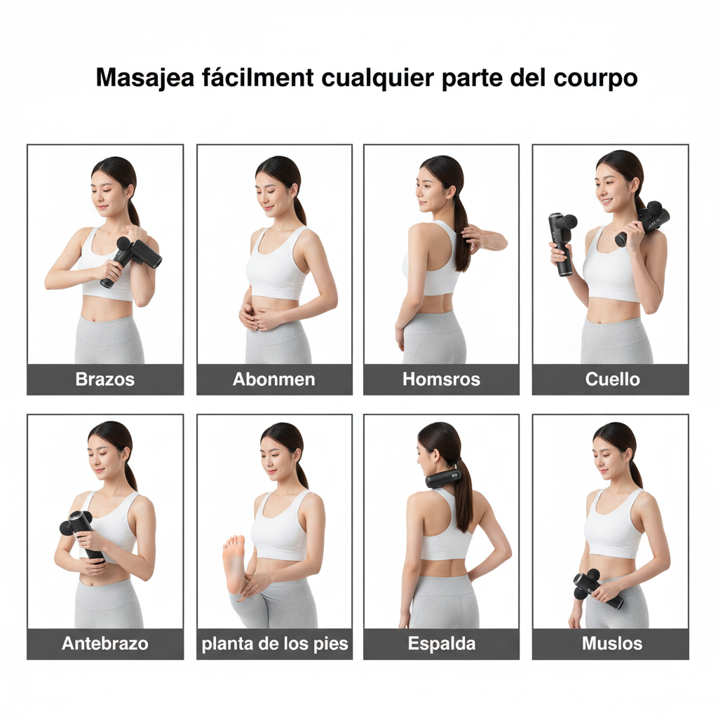 Masajeador Eléctrico Descontracturante Alivio Profundo Cuerpo Completo