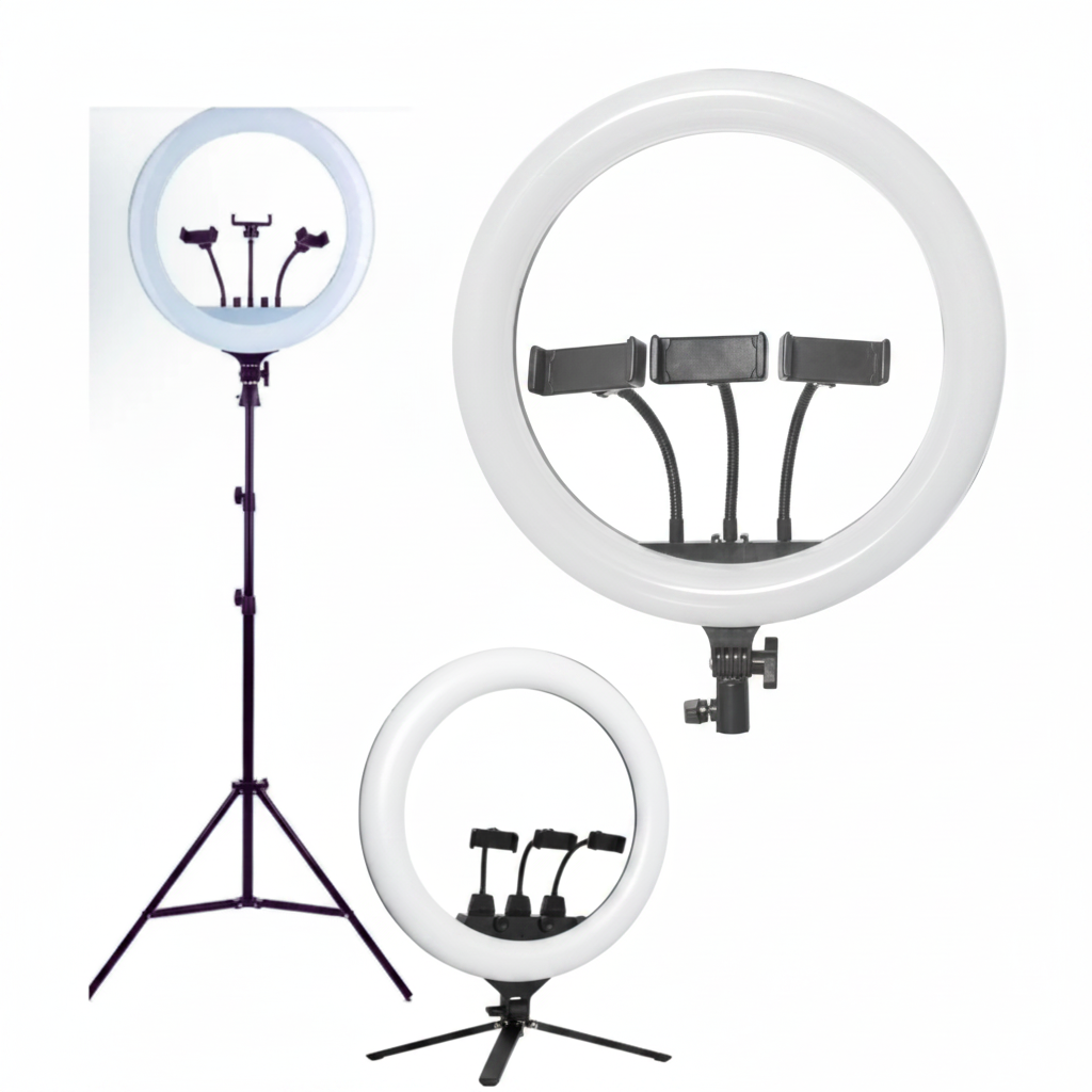 Aro De Luz Profesional 45cm mas Trípode
