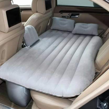 Colchon inflable para Auto con 2 Almohadas Descanso y Camping