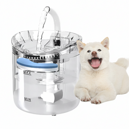 Dispensador de Agua Eléctrico para Mascotas 1,8L Silencioso con Filtro