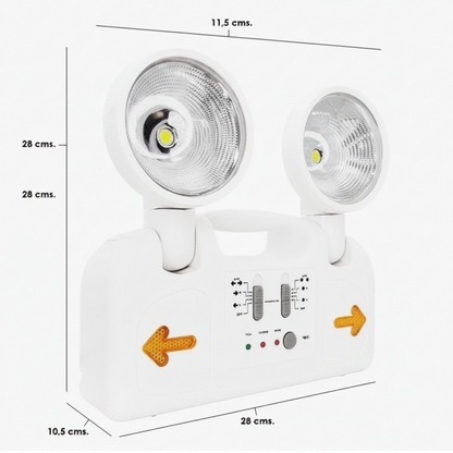 Lámpara De Emergencia Encendido Automático Ajustable