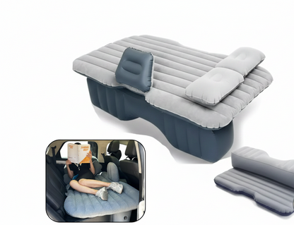 Colchon inflable para Auto con 2 Almohadas Descanso y Camping