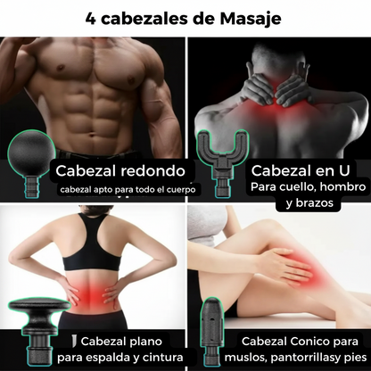 Masajeador Eléctrico Descontracturante Alivio Profundo Cuerpo Completo