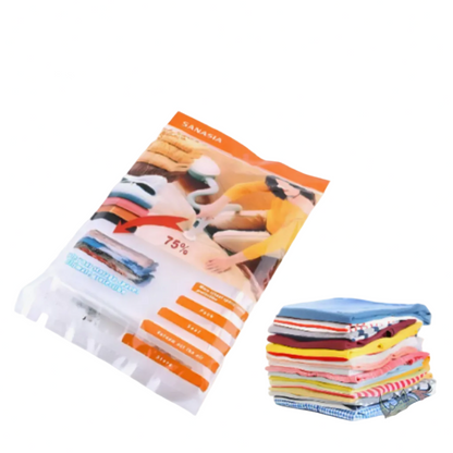 Pack 12 Bolsas al Vacío para Ropa 80x110 cm