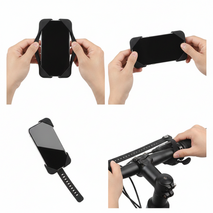 Soporte de celular para Moto/Bicicleta Universal Negro