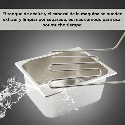 Freidora Eléctrica Doble 12 Litros Industrial Acero Inoxidable 220V