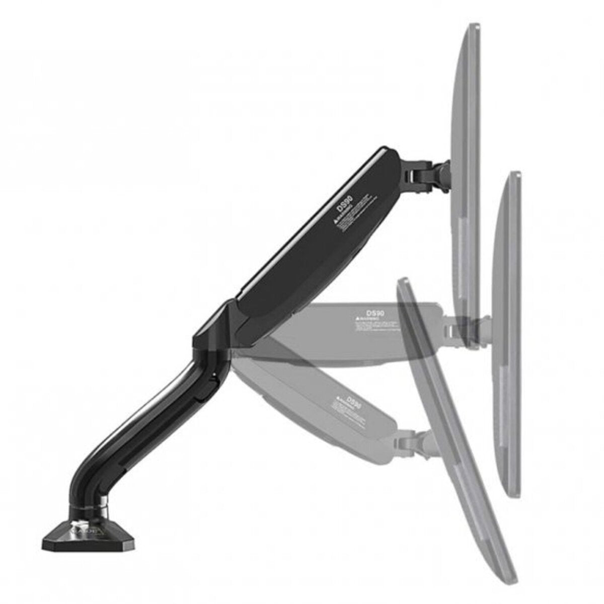 Soporte de Mesa para Monitor y TV 17"-32" Kaloc DS90 – VESA 75/100 Giratorio