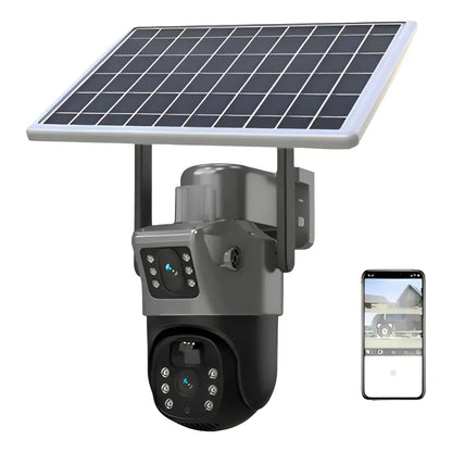 Cámara de Seguridad Solar Doble Lente 4G Sim